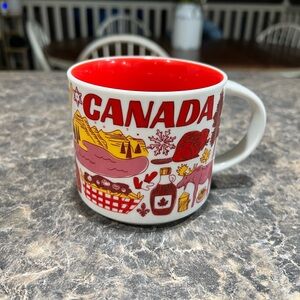 Canada Themed Mug - Red and White